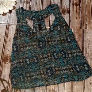 Silky Sleepless Button Down T-back